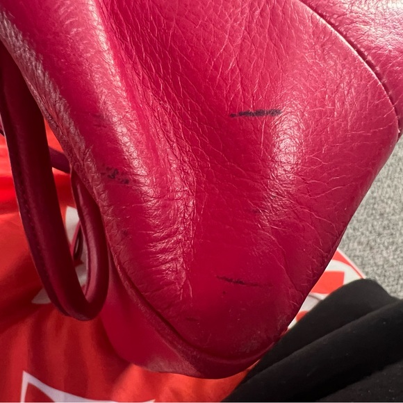 Pre-loved Kate Spade Pink Rectangle Leather Bag with Bow - Picture 10 of 14